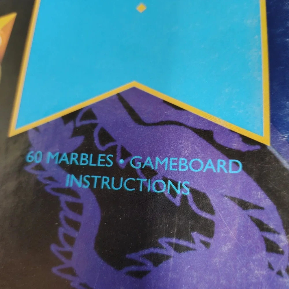 Golden Chinese Checkers Classic‎ Board Game 60 Marbles Gameboard Instructions